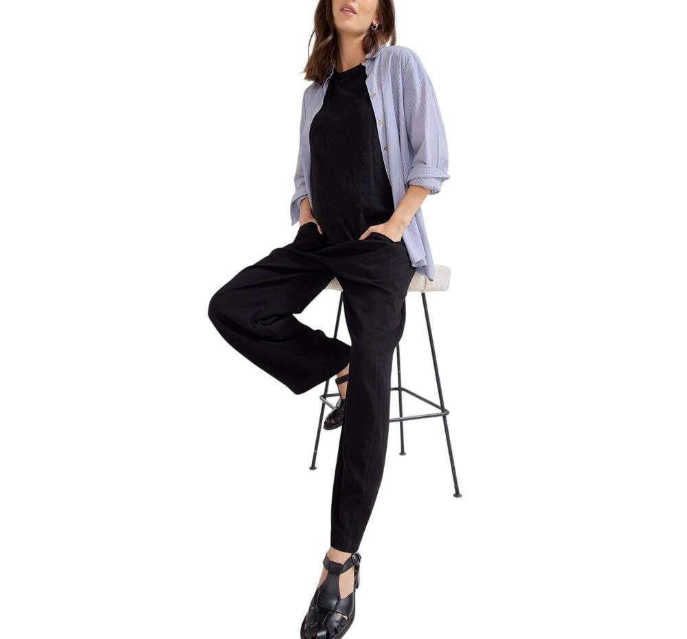 Hatch Relaxed Black Gavin Pants Size 2